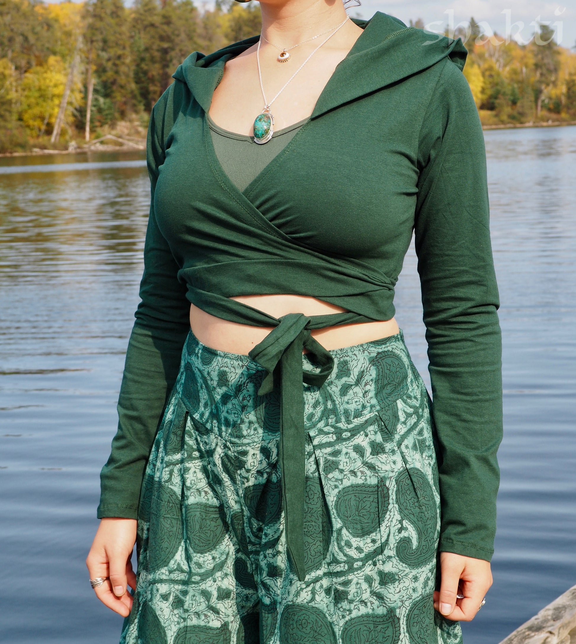 Twin Suns Wrap-Top - Shakti