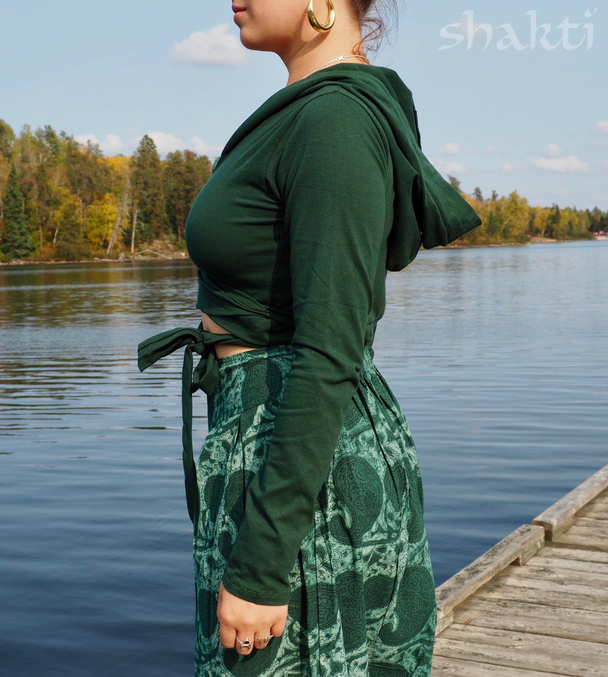 Twin Suns Wrap-Top - Shakti