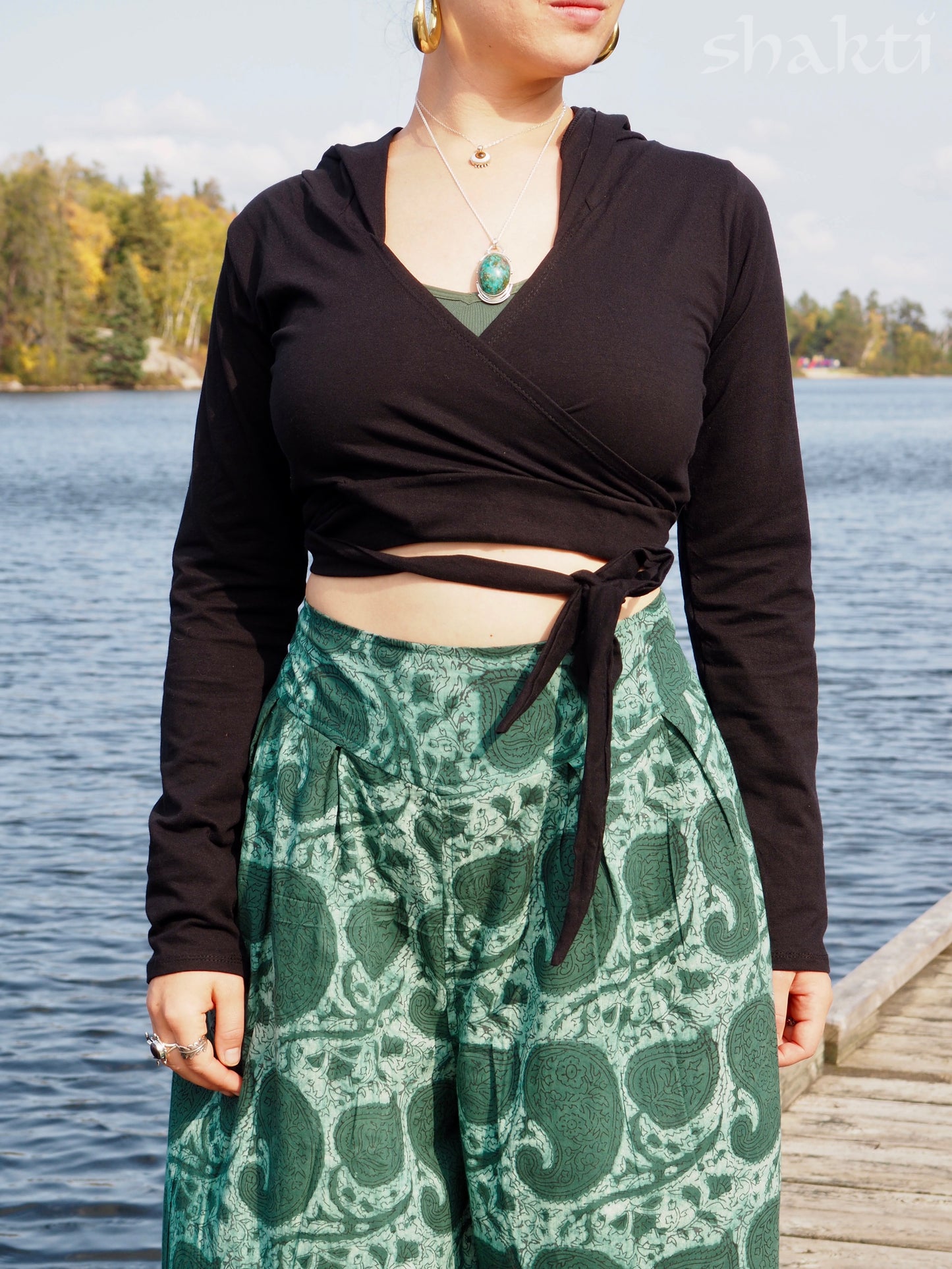 Twin Suns Wrap-Top - Shakti