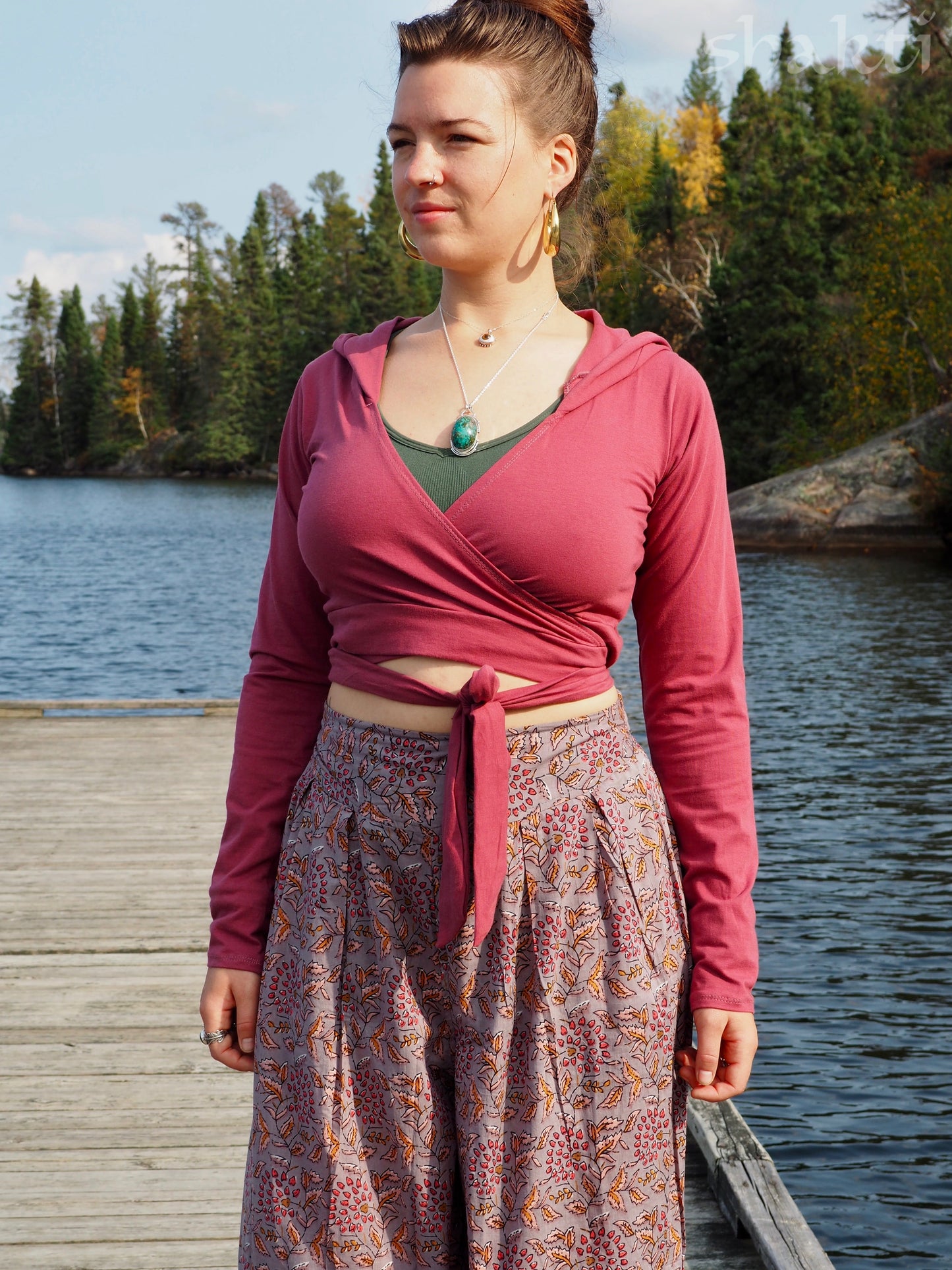 Twin Suns Wrap-Top - Shakti