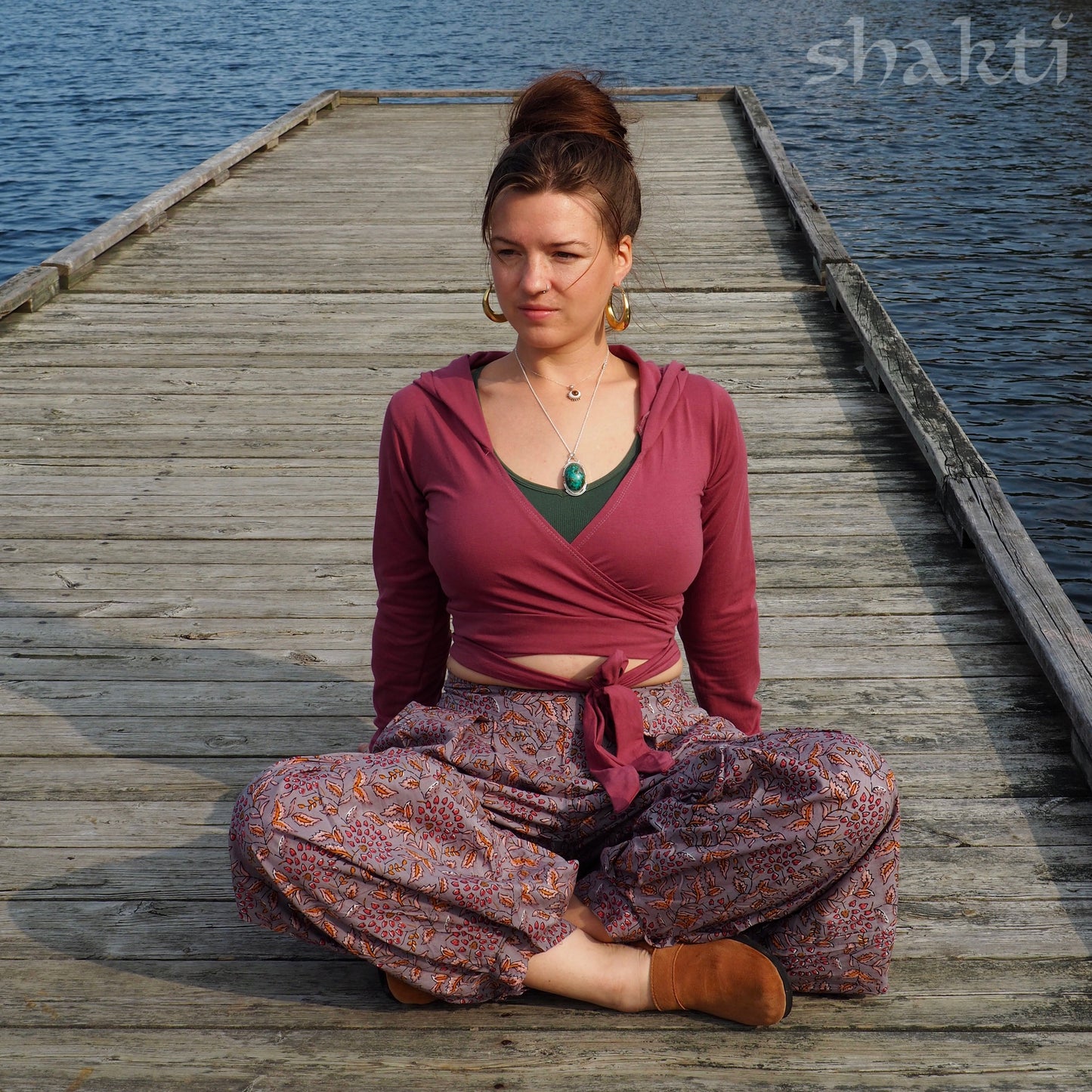 Twin Suns Wrap-Top - Shakti