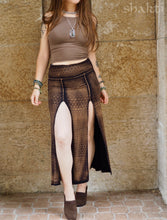 Load image into Gallery viewer, Tie-Dye Panel Skirt Geometric
