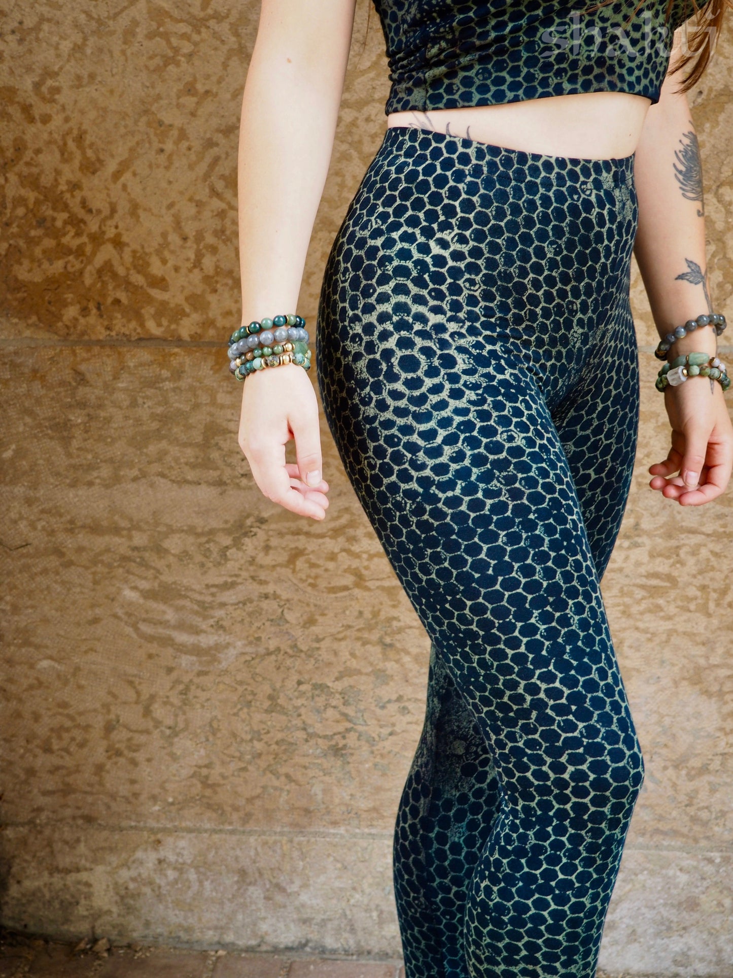 Tie-Dye Leggings, Beehive - Shakti