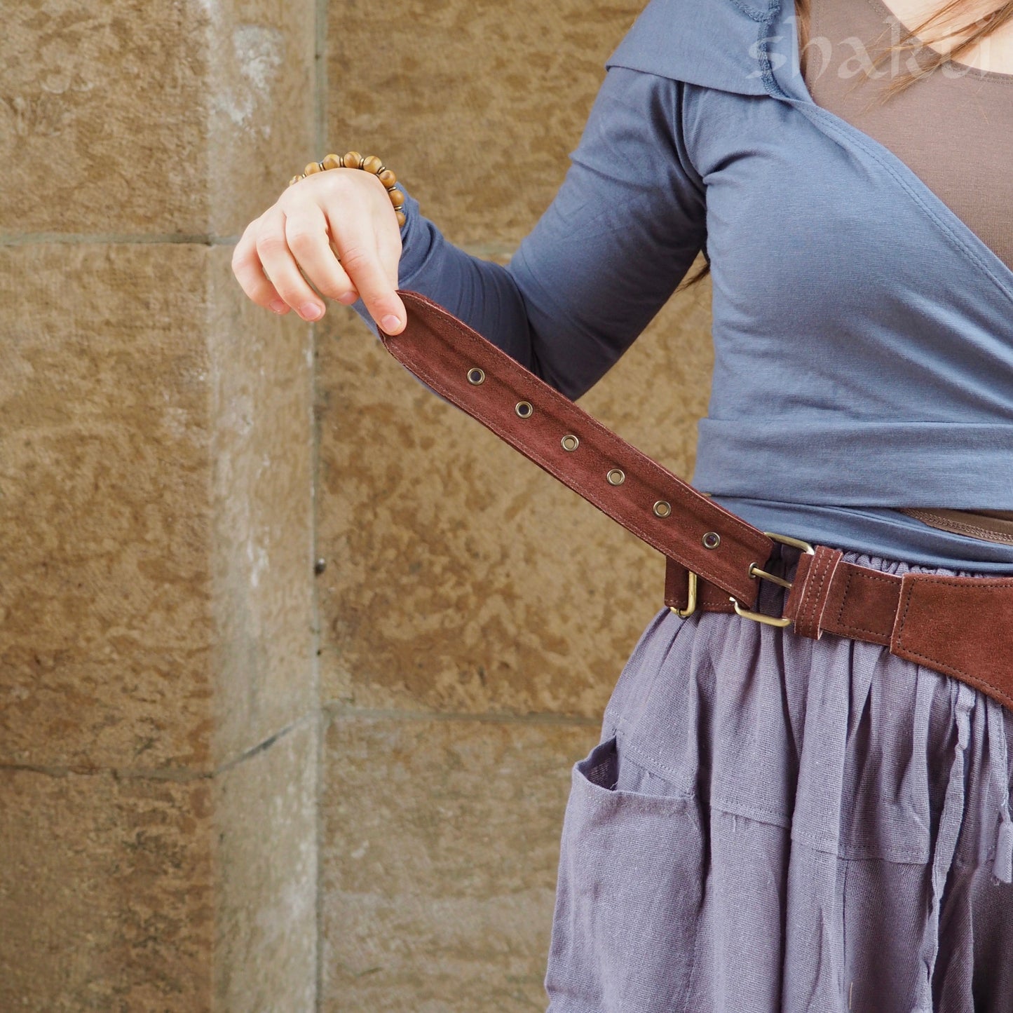 Leather Hip Pouch - Shakti
