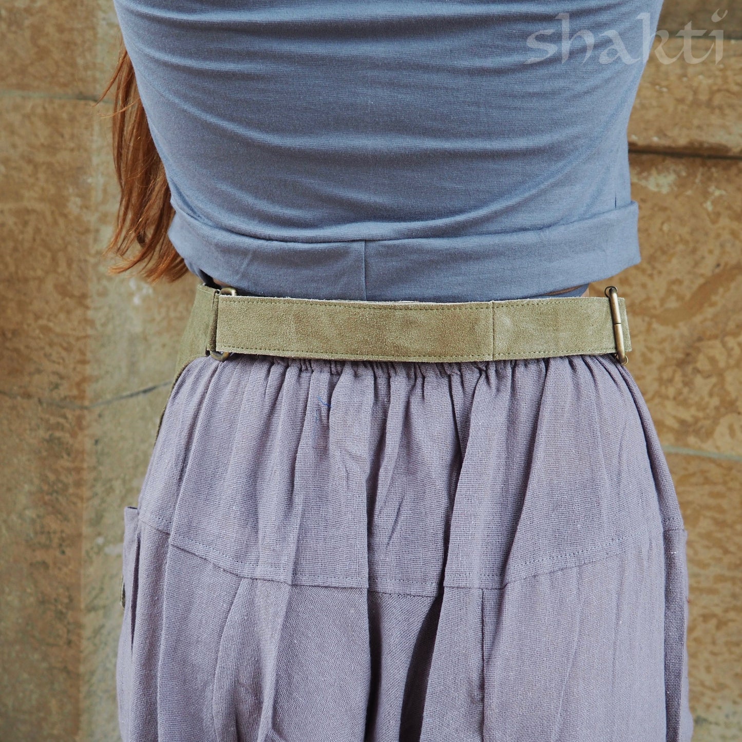 Leather Hip Pouch - Shakti