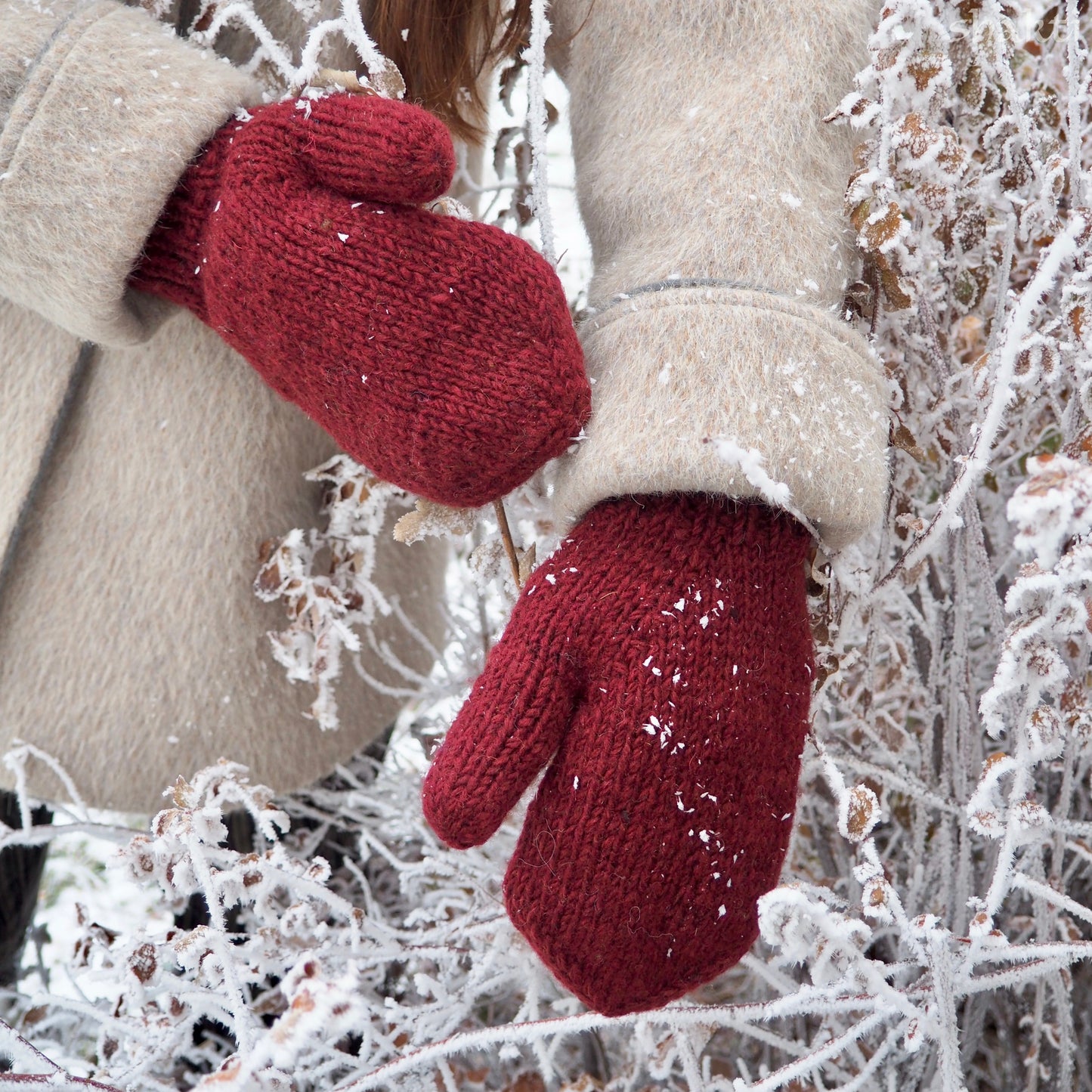 Wool Mittens - Shakti