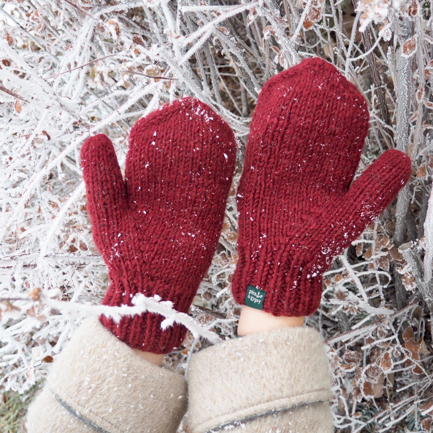 Wool Mittens - Shakti