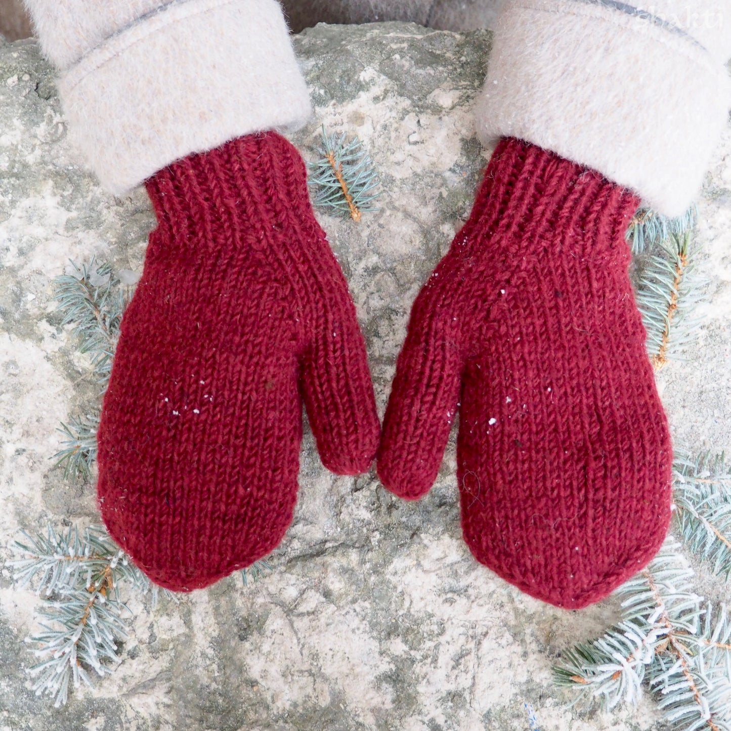 Wool Mittens - Shakti