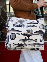 Load image into Gallery viewer, Canvas Silkscreen Messenger Bag
