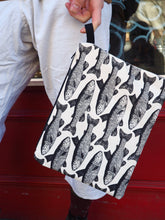 Load image into Gallery viewer, Canvas Silkscreen Zipper Bag
