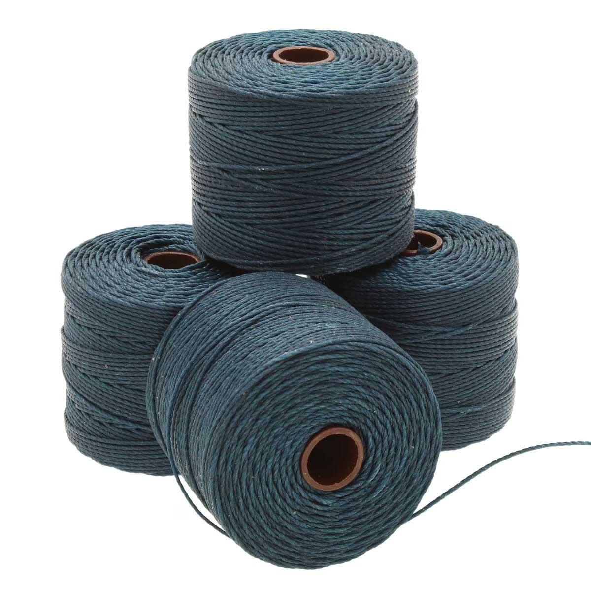 S-Lon Bead Cord, TEX210 (Dark Teal)