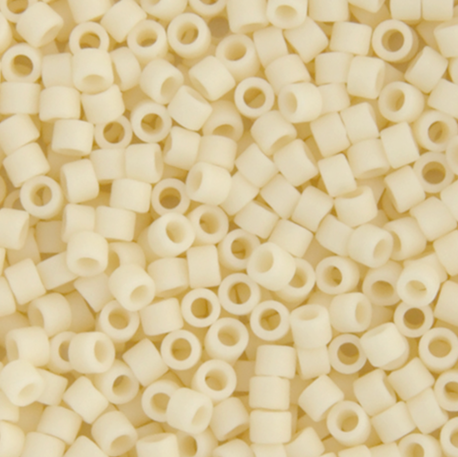 Miyuki Delica Seed Bead, 11/0 (Dark Cream)