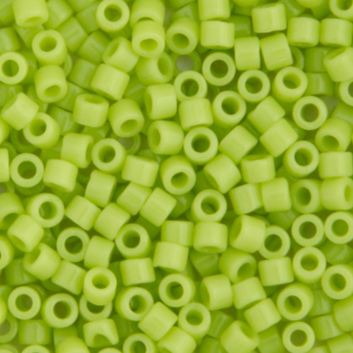 Miyuki Delica Seed Bead, 11/0 (Chartreuse Opaque)