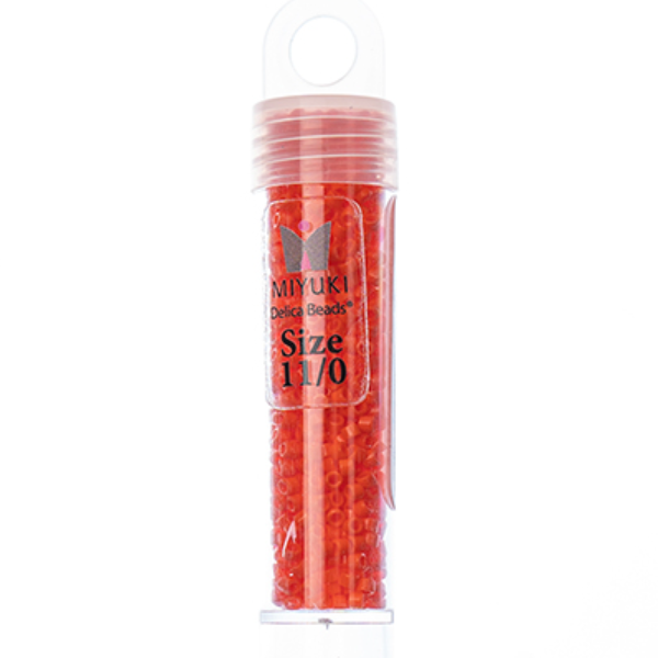 Miyuki Delica Seed Bead, 11/0 (Orange)