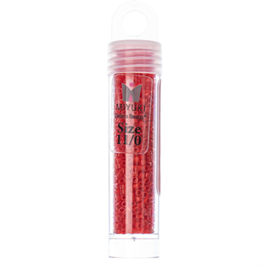 Miyuki Delica Seed Bead, 11/0 (Red Vermillion)
