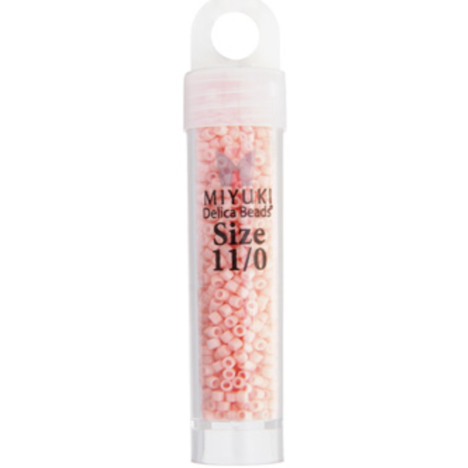 Miyuki Delica Seed Bead, 11/0 (Light Salmon Opaque)