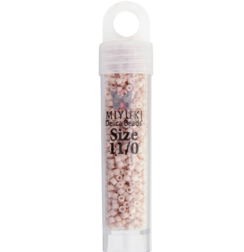Miyuki Delica Seed Bead, 11/0 (Pink Champagne Opaque)