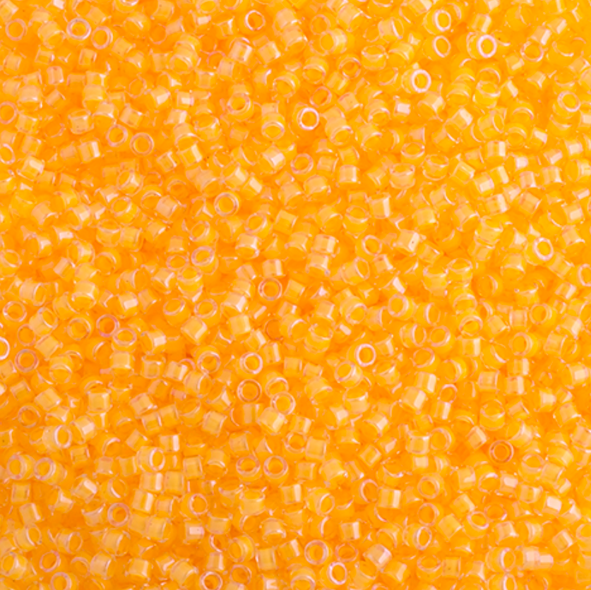 Miyuki Delica Seed Bead, 11/0 (Sun Glow Luminous Neon)