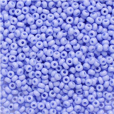 Czech Seed Bead, 10/0 (Dyed Chalk Light Violet Solgel)