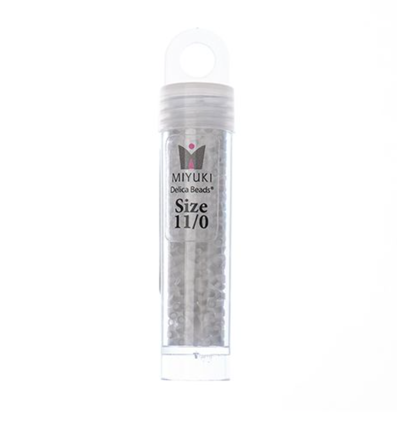 Miyuki Delica Seed Bead, 11/0 (White Matte)