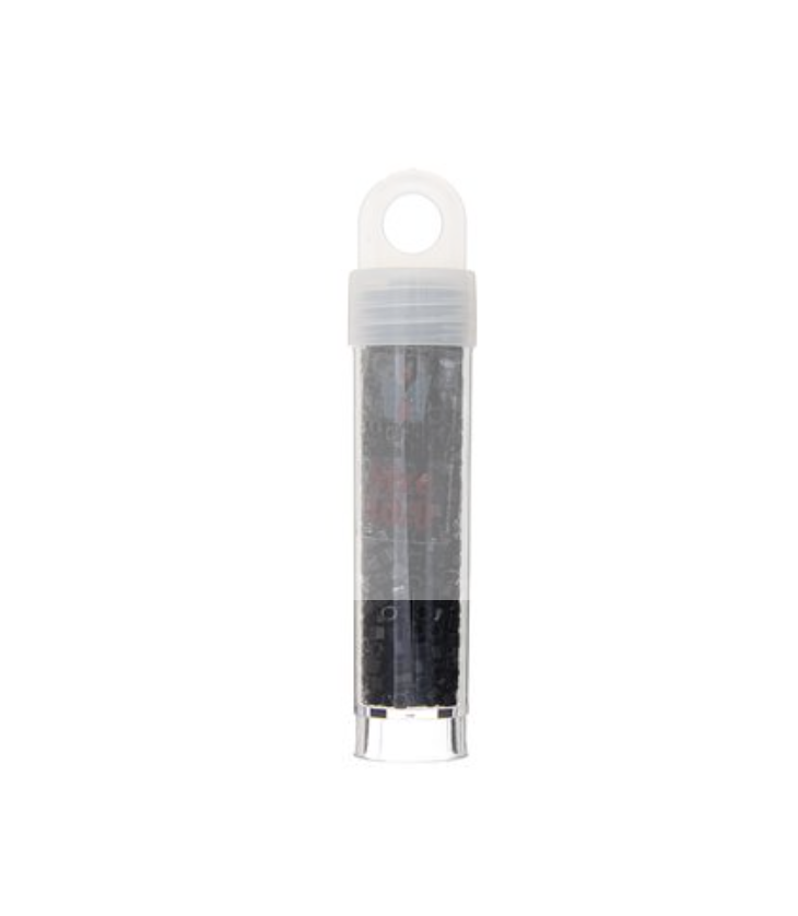 Miyuki Delica Seed Bead, 11/0 (Cut Black)