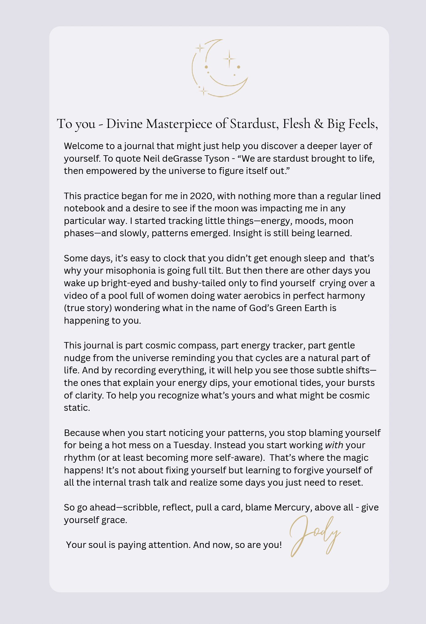 The Intuitive Journal by: Jody Goddard