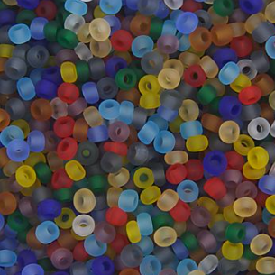 Czech Seed Bead, 10/0 (Trans. Matt Multi)