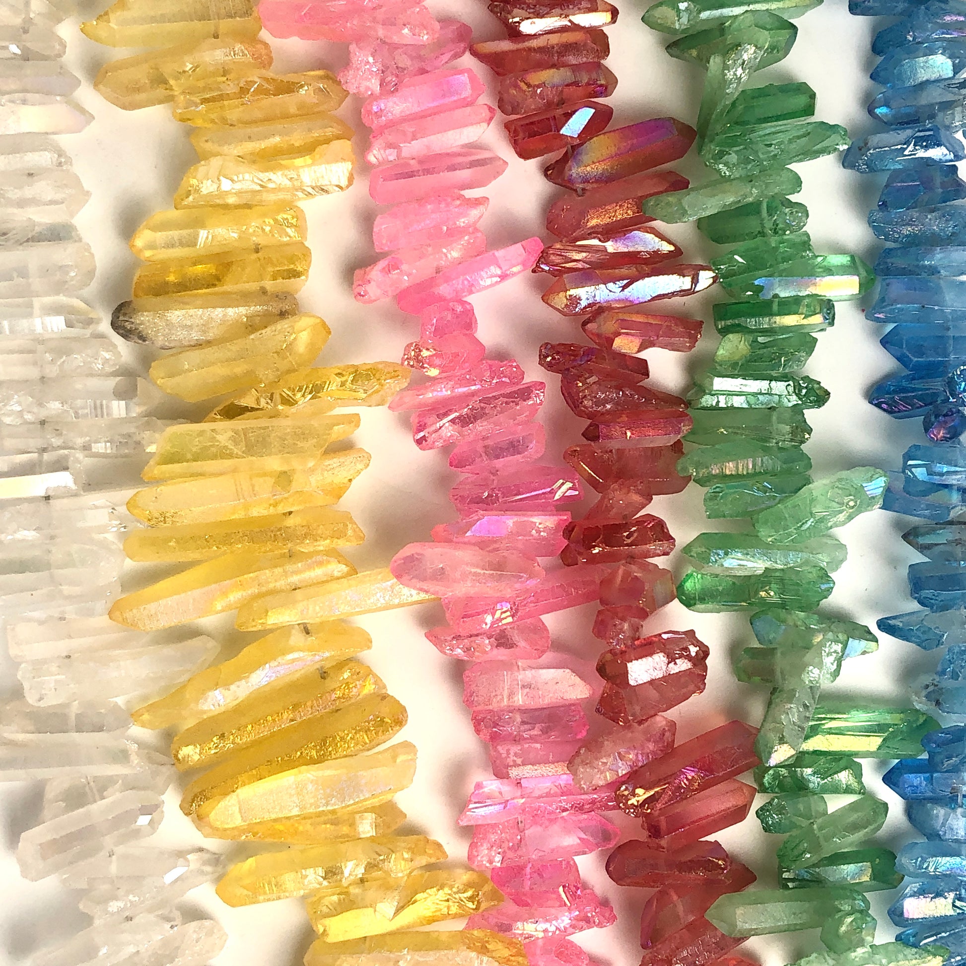 Aura Quartz Points - Rough (Various Colours) - Shakti