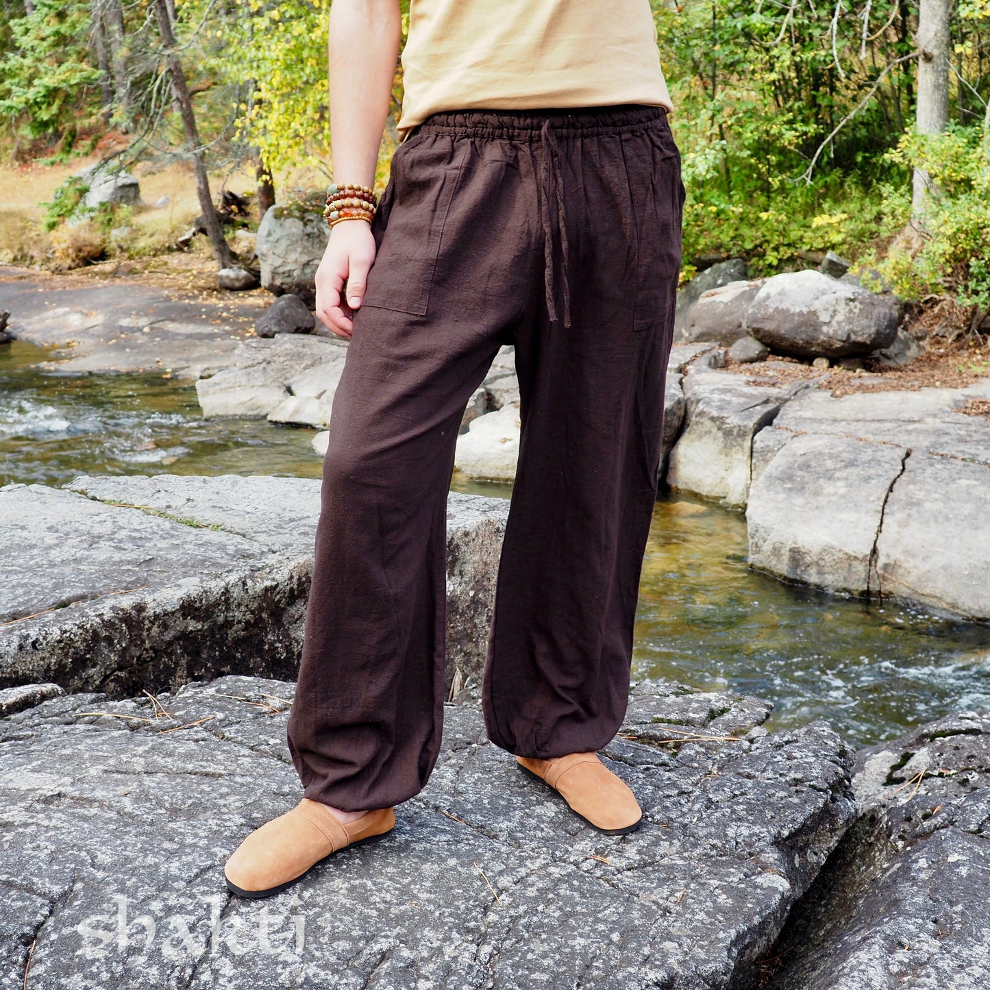 Twin Suns Elastic Cuff Pants - Shakti