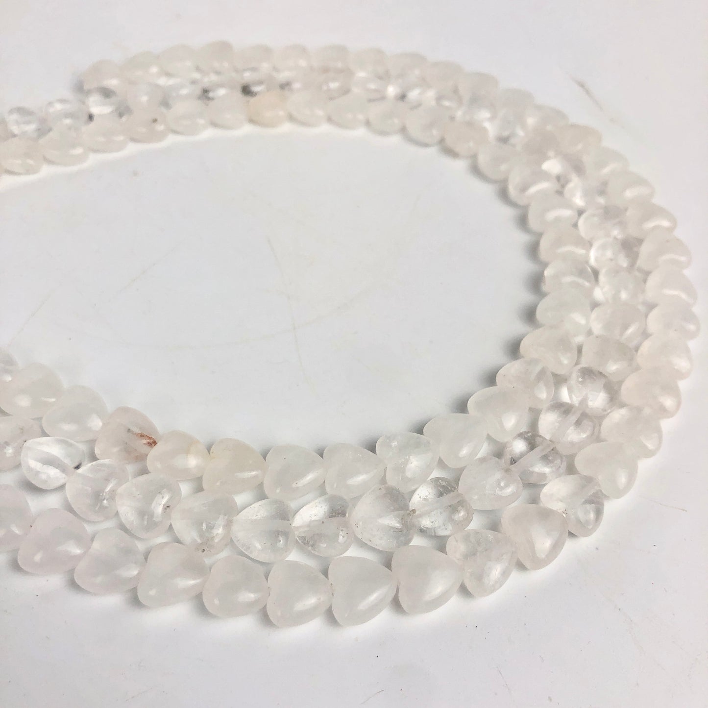 Clear Quartz - Hearts - Shakti