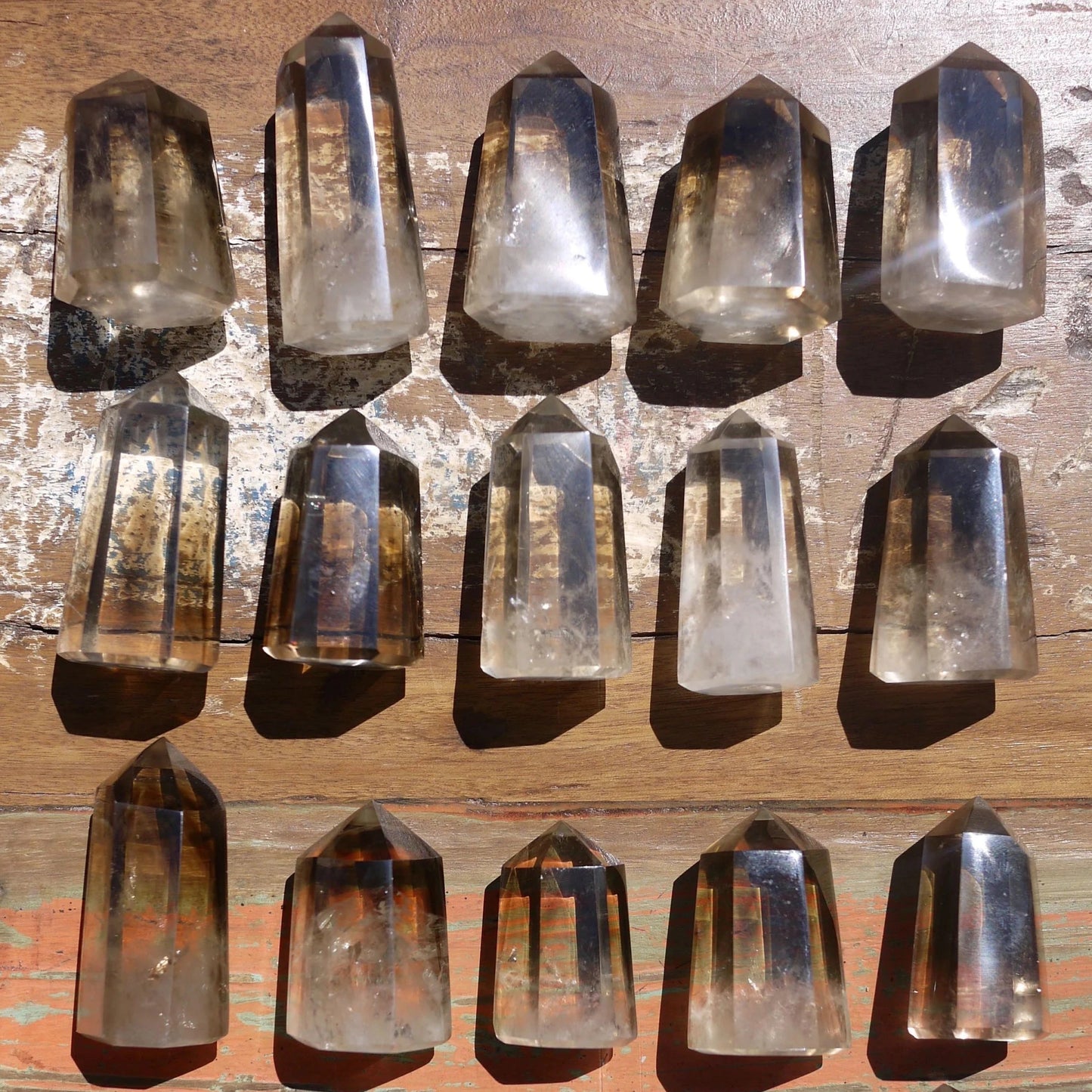 Smoky Quartz Towers - Shakti
