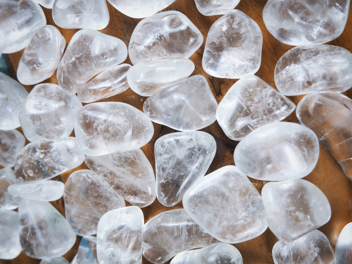 Clear Quartz Tumble Stones - Shakti
