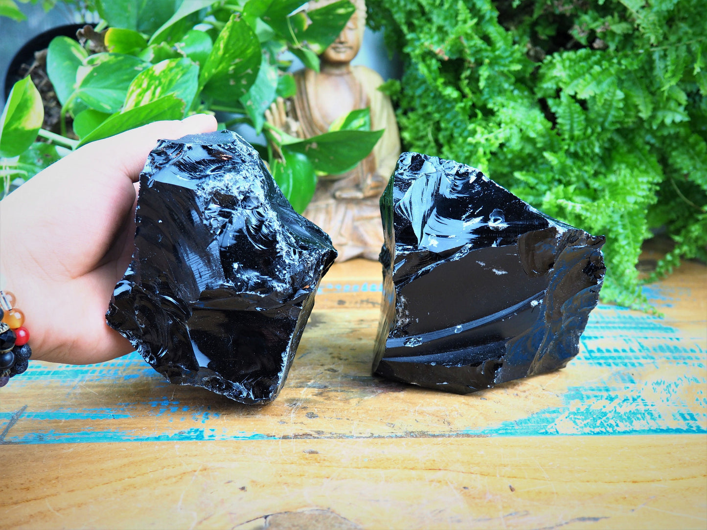 Black Obsidian Chunks - Shakti