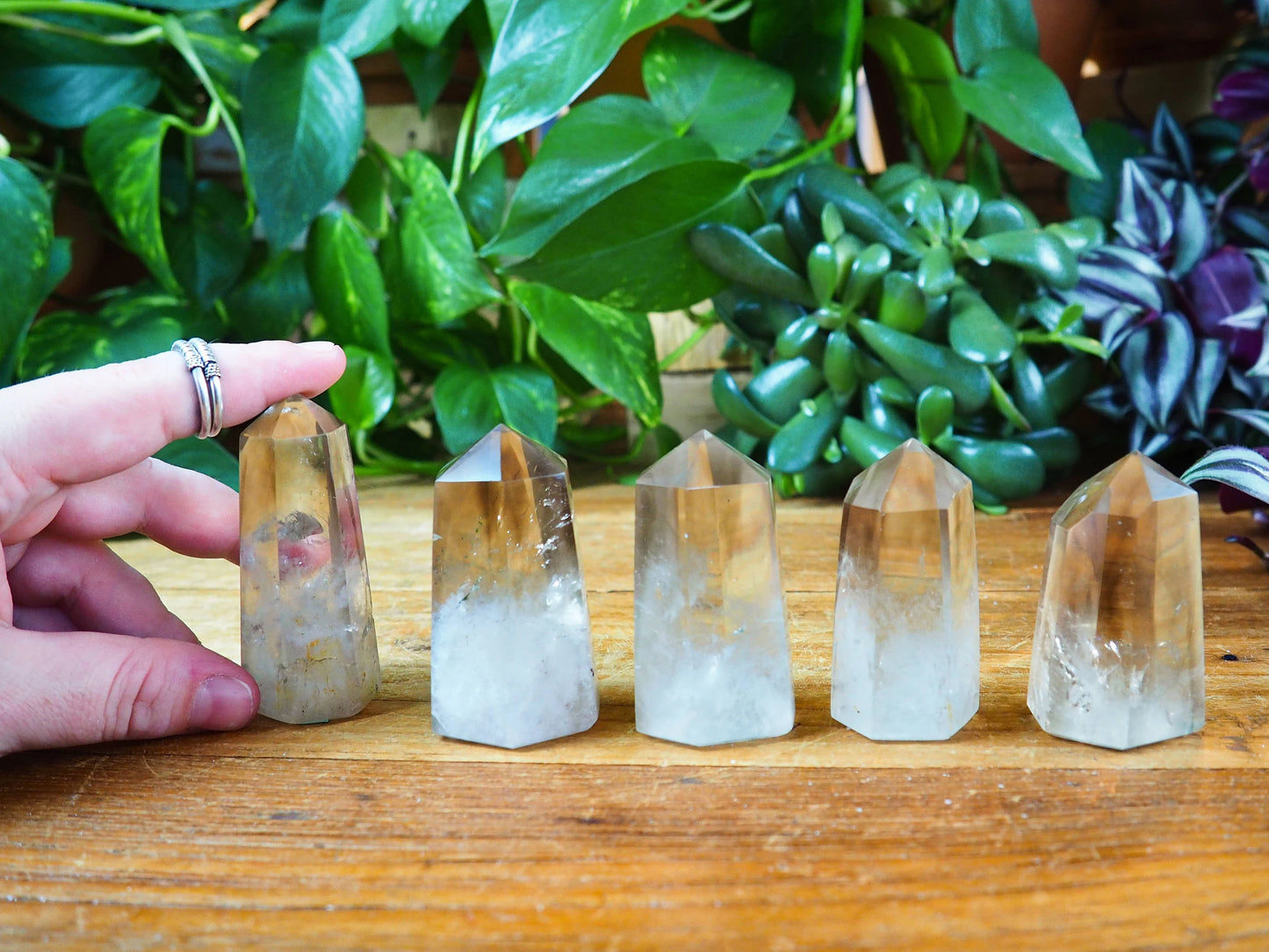 Smoky Quartz Towers - Shakti