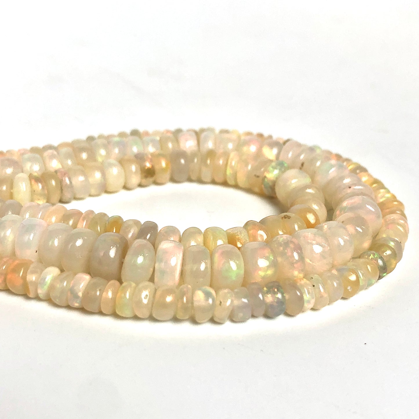 Opal (White) - Beads from India - Shakti