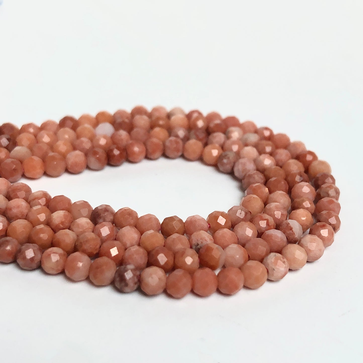 Orange Calcite - Beads from India - Shakti