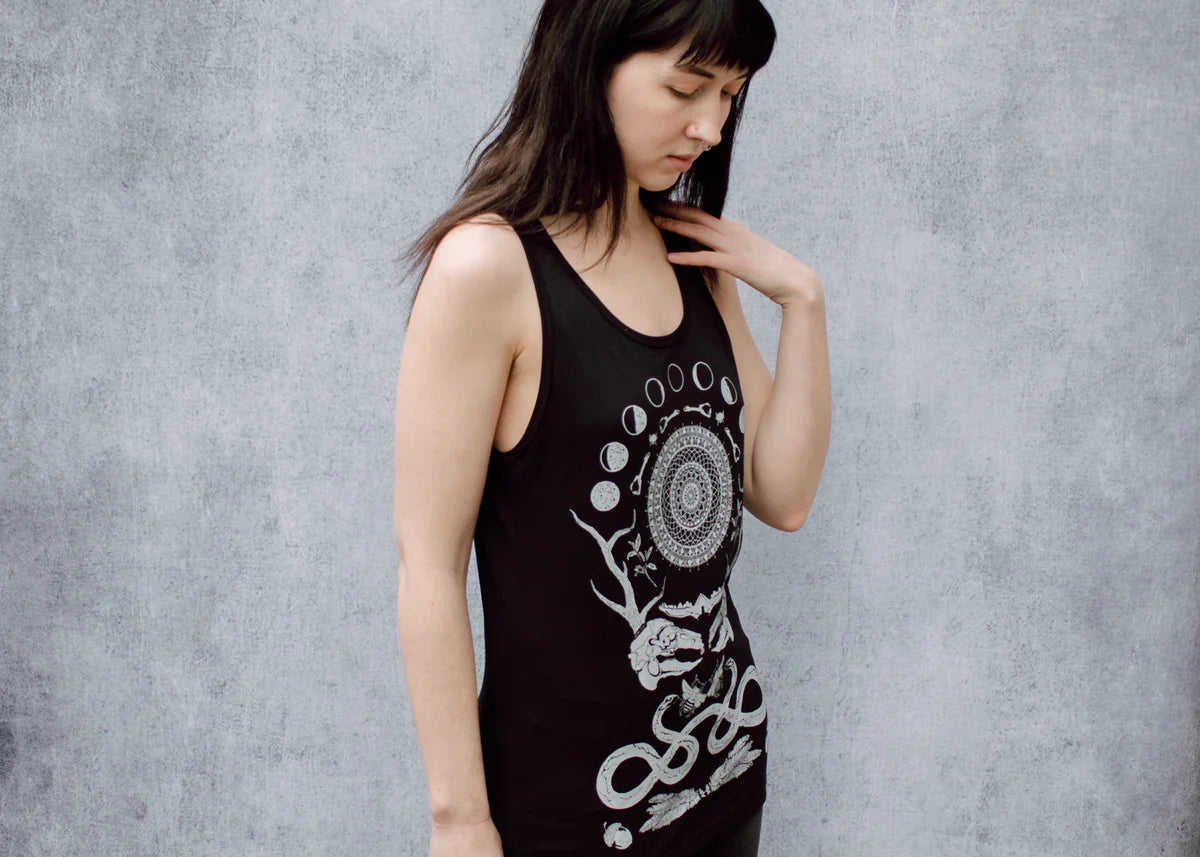 Rabbit Skull Collage Unisex Tank - Shakti