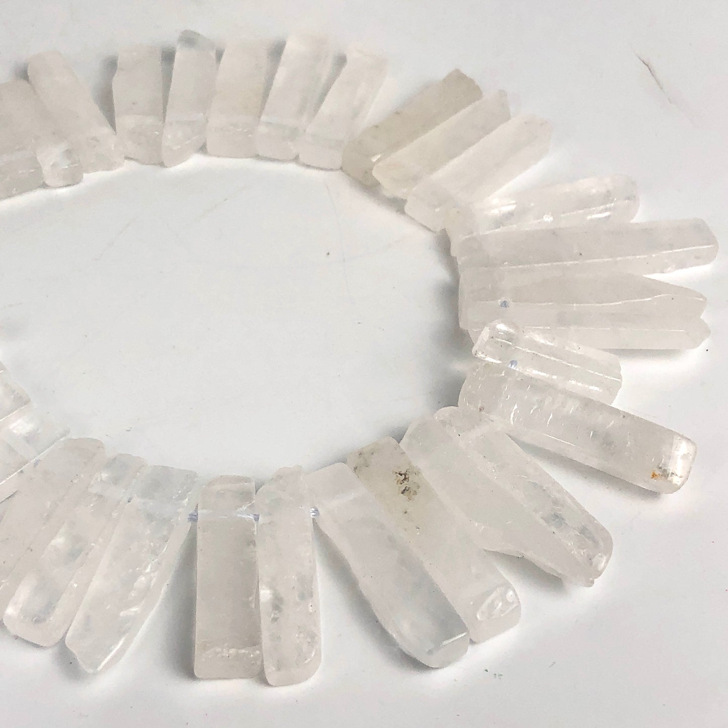 Clear Quartz - Top Drilled Slabs - Shakti