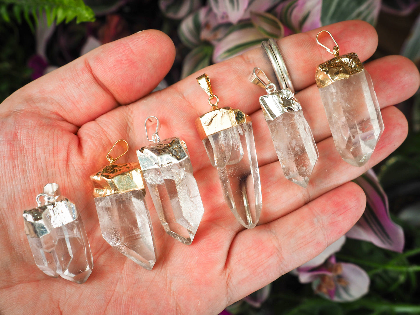 Clear Quartz Pendants - Shakti