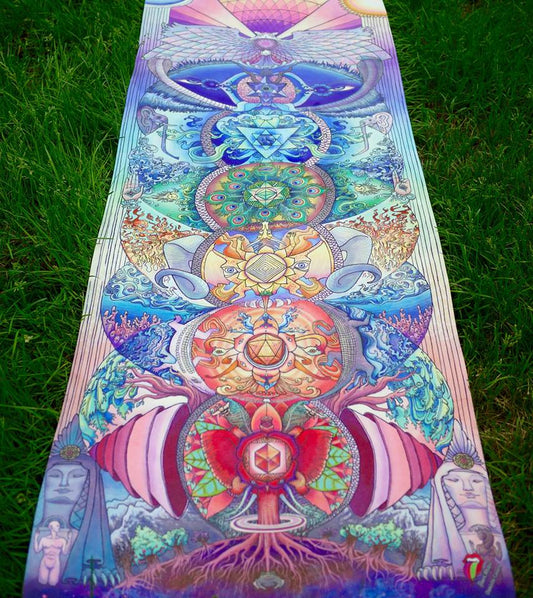 "WAKING LIFE" Yoga Mat By: Danielle Caners - Shakti