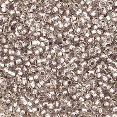 Czech Seed Bead, 10/0 (S/L Light Grey Solgel) - Shakti