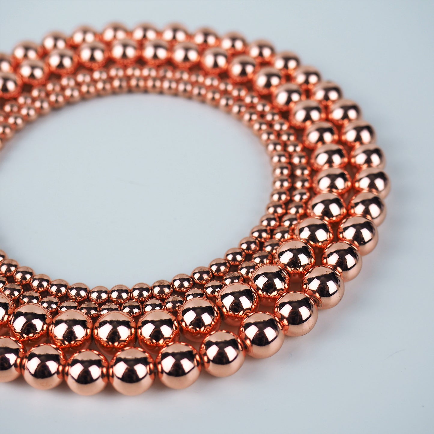 Titanium-Plated Hematite (Rose Gold) - Shakti