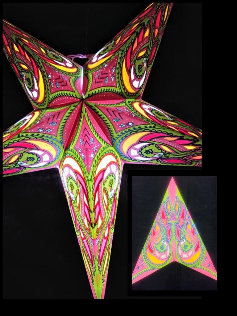 Paper Star Lanterns (5 Lantern Mixed Bundle) - Shakti