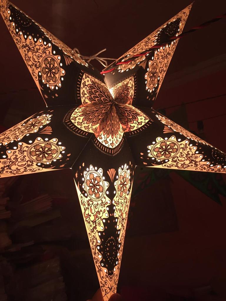 Paper Star Lanterns (5 Lantern Mixed Bundle) - Shakti