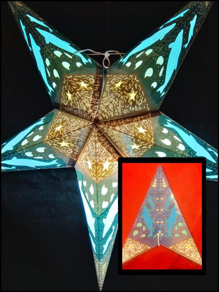 Paper Star Lanterns (5 Lantern Mixed Bundle) - Shakti