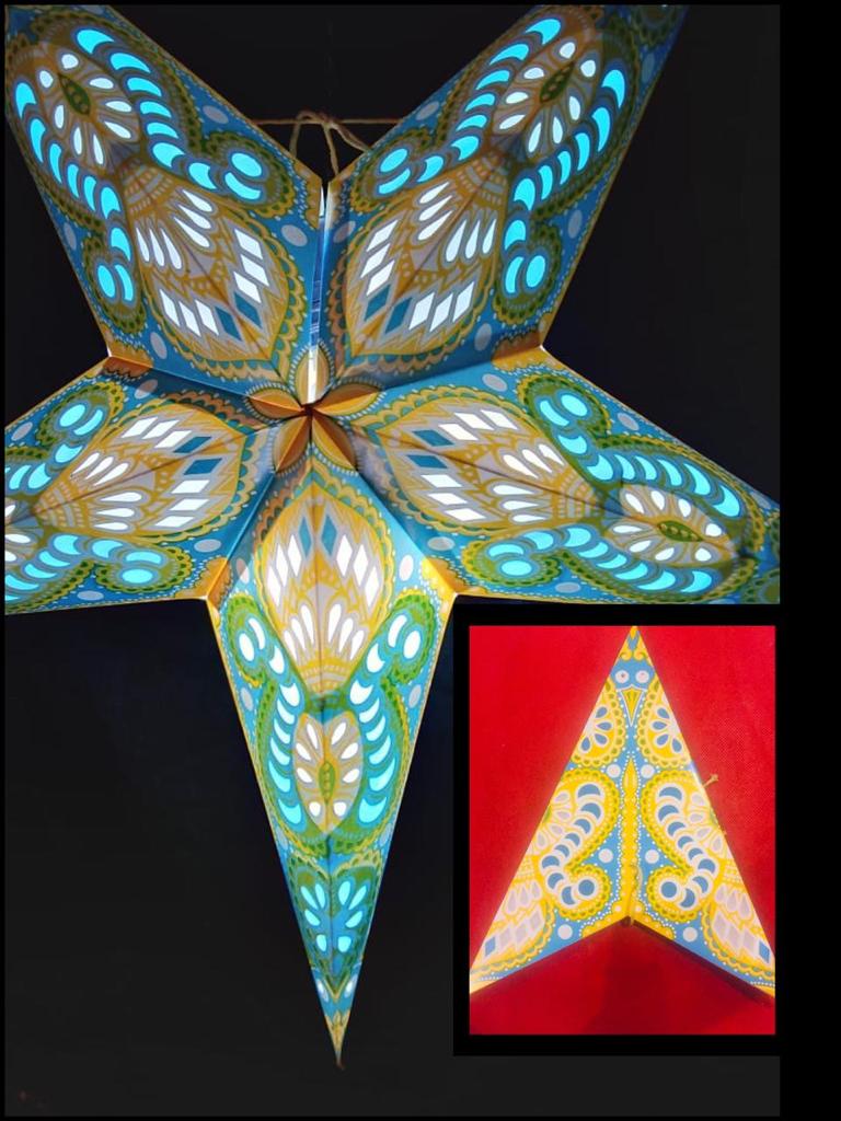 Paper Star Lanterns (5 Lantern Mixed Bundle) - Shakti
