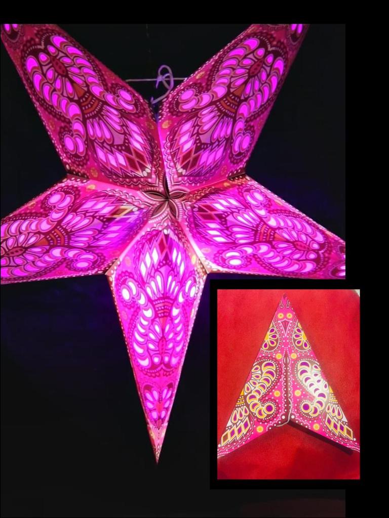 Paper Star Lanterns (5 Lantern Mixed Bundle) - Shakti