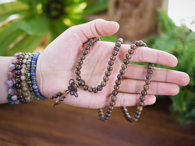 Natural Wengewood Mala - Shakti