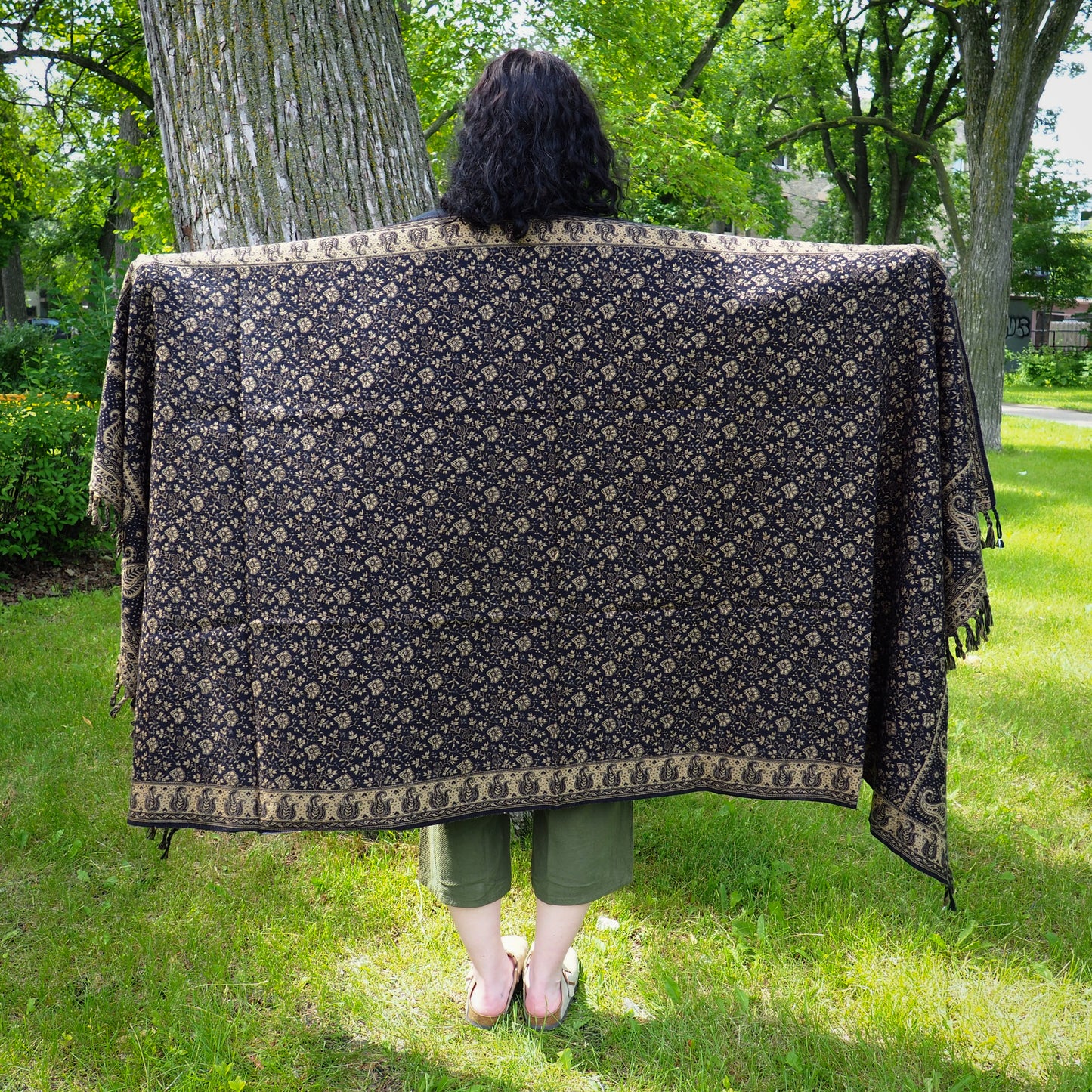 Shawl, Midnight - Shakti