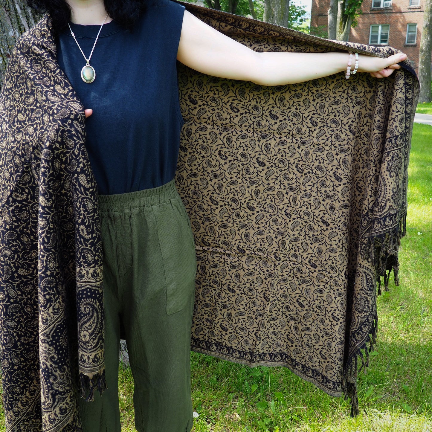 Shawl, Midnight - Shakti